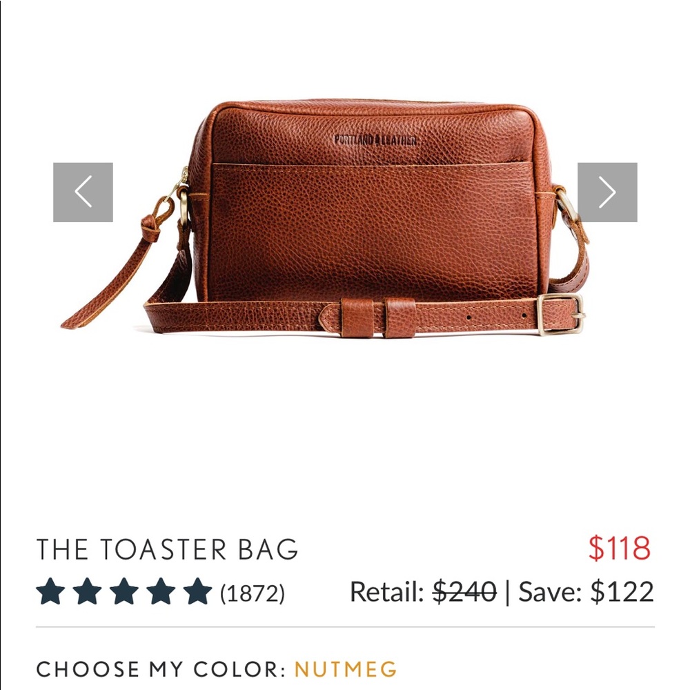 *New* Portland Leather The Toaster Bag